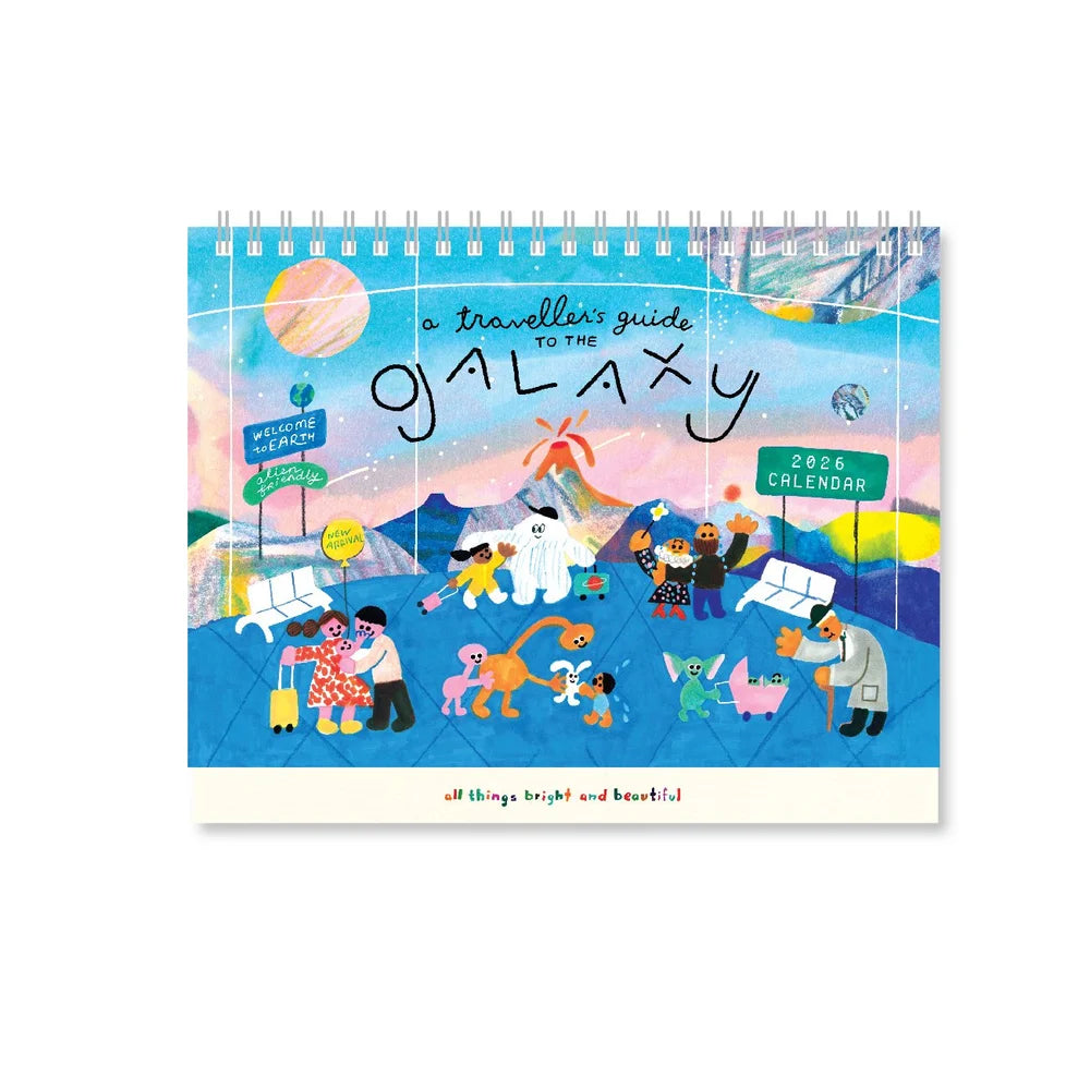 2026 Desktop Calendar 桌曆 // A Traveller’s Guide To The Galaxy