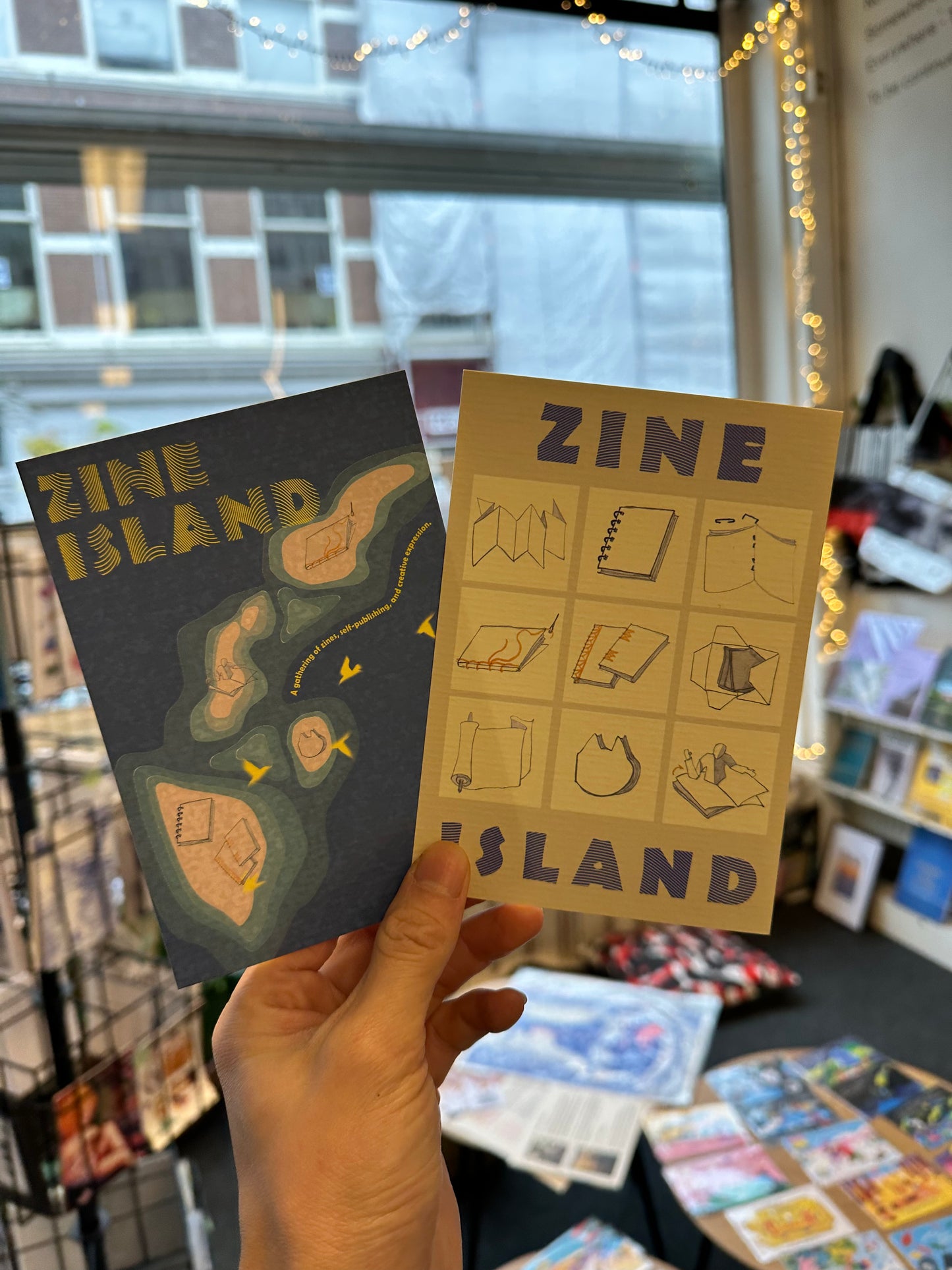 Zine Island Souvenir Set (Posters + Postcards)